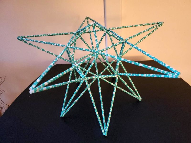 How to make an icosahedron star - step 7